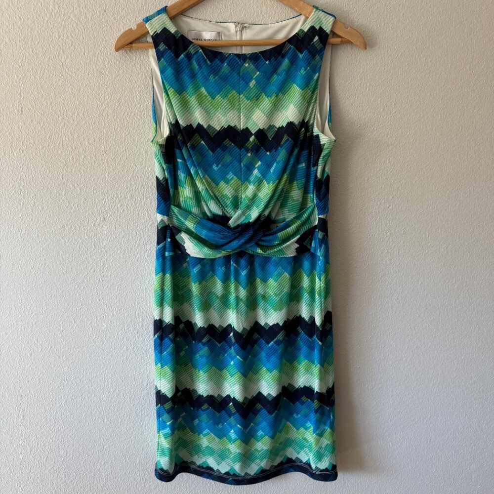 Donna Morgan Sleeveless Geometric Twist Front Size‎ 10